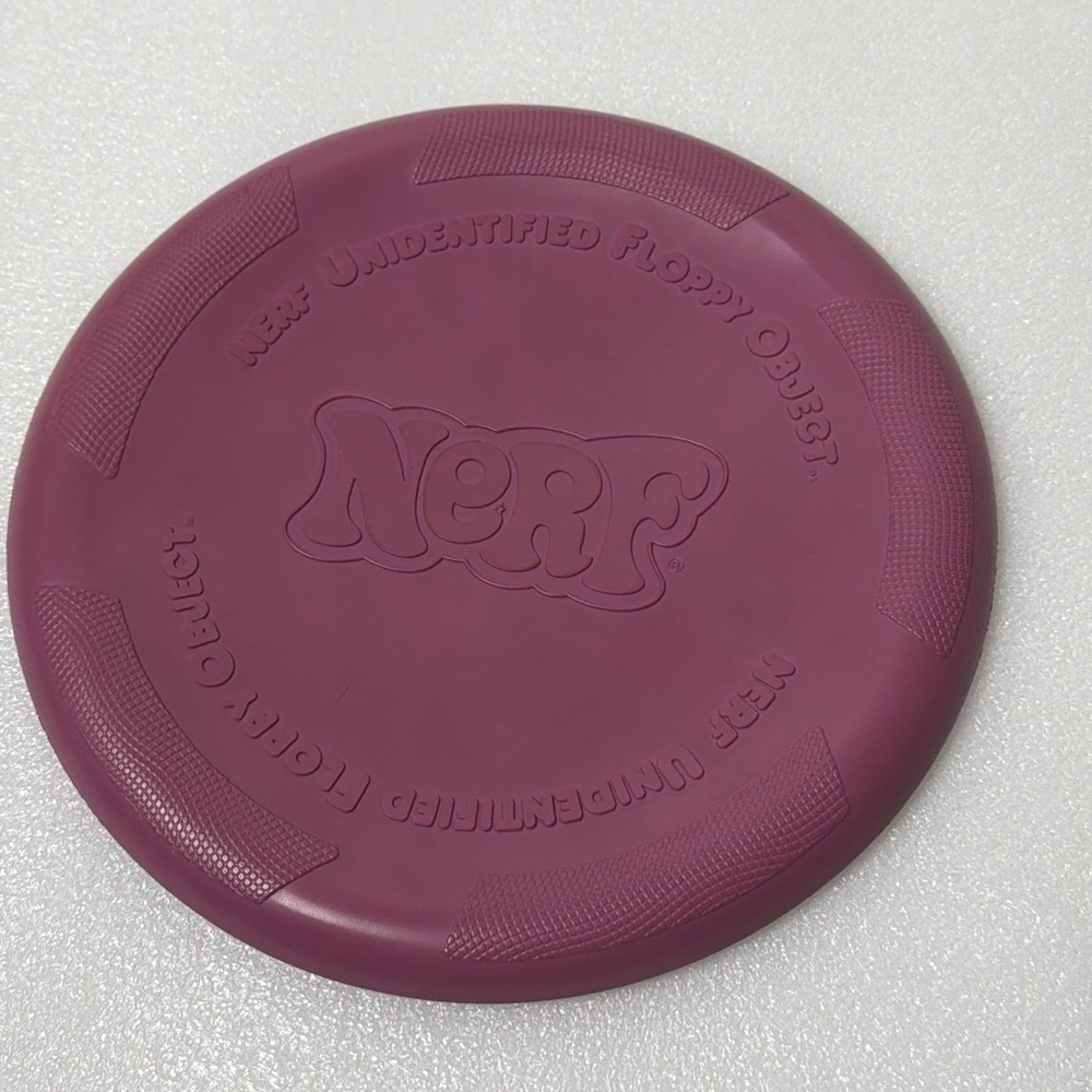 Vintage Rare Nerf Unidentified Floppy Object Purple 1987